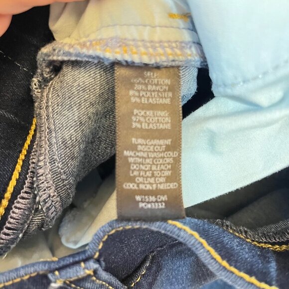 Betabrand Women's Blue Straight Leg 4‎ Pocket Denim Jeans L - Picture 6 of 8